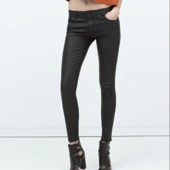Zara coated black jean - Picture 4 of 4